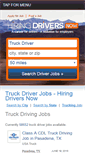 Mobile Screenshot of hiringdriversnow.com